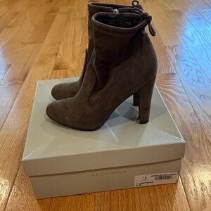 Marc Fisher Dark Brown Heeled Boots